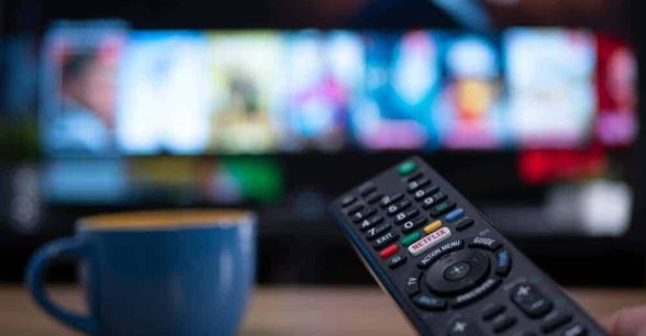 A view of watching Netflix