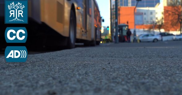 Street view of a sidewalk
